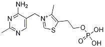 3-[(4-Amino-2-methyl-5-pyrimidinyl)methyl]-4-methyl-5-[2-(phosphonooxy)ethyl]thiazolium