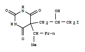 5-(2-hydroxy-3-iodopropyl)-5-(pentan-2-yl)pyrimidine-2,4,6(1H,3H,5H)-trione