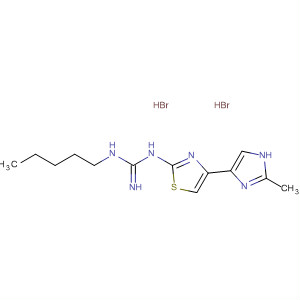 Guanidine, N-[4-(2-methyl-1H-imidazol-4-yl)-2-thiazolyl]-N'-pentyl-,dihydrobromide