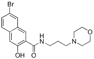 7-bromo-3-hydroxy-N-[3-(morpholin-4-yl)propyl]naphthalene-2-carboxamide
