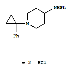 Piperidine, 4-anilino-1-(1-phenylcyclopropyl)-, dihydrochloride  (E)-