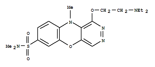 10H-Pyridazino[4,5-b][1,4]benzoxazine-7-sulfonamide,1-[2-(diethylamino)ethoxy]-N,N,10-trimethyl-