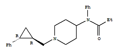1-(trans-2-Phenylcyclopropylmethyl)-4-(N-propionylanilino)piperidine