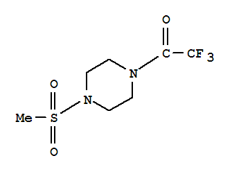 Ethanone, 2,2,2-trifluoro-1-[4-(methylsulfonyl)-1-piperazinyl]-