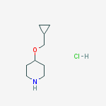 4-(Cyclopropylmethoxy)piperidine hydrochloride