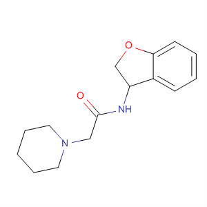 1-Piperidineacetamide, N-(2,3-dihydro-3-benzofuranyl)-