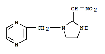 2-{[(2Z)-2-(nitromethylidene)imidazolidin-1-yl]methyl}pyrazine