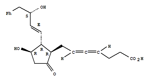 4,5-Heptadienoic acid,7-[(1R,2R,3R)-3-hydroxy-2-[(1E,3S)-3-hydroxy-4-phenyl-1-buten-1-yl]-5-oxocyclopentyl]-