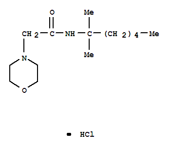 N-(1,1-dimethylhexyl)-2-morpholin-4-ylacetamide hydrochloride