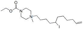 ethyl 4-methyl-4-undec-10-enyl-2,3,5,6-tetrahydropyrazine-1-carboxylat e iodide