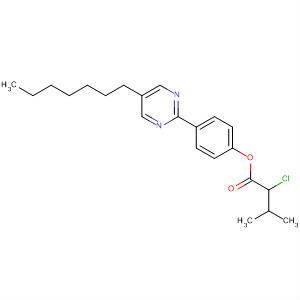 Butanoic acid, 2-chloro-3-methyl-, 4-(5-heptyl-2-pyrimidinyl)phenyl ester