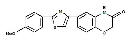 6-[2-(4-methoxyphenyl)-1,3-thiazol-4-yl]-2H-1,4-benzoxazin-3(4H)-one