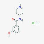 3-METHOXY-N-(PIPERIDINE-4-YL)BENZAMIDO HYDROCHLORIDE