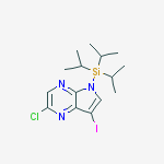 2-Chloro-7-iodo-5-(triisopropylsilyl)-5H-pyrrolo[2,3-b]pyrazine
