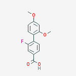4-(2,4-dimethoxyphenyl)-3-fluorobenzoic Acid