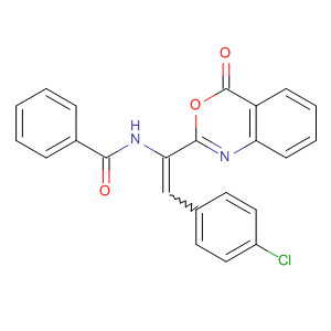 Benzamide,N-[2-(4-chlorophenyl)-1-(4-oxo-4H-3,1-benzoxazin-2-yl)ethenyl]-