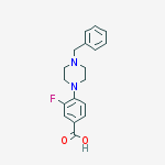 4-(4-Benzyl-1-piperazinyl)-3-fluorobenzoic Acid