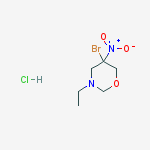 5-bromo-3-ethyl-5-nitro-1,3-oxazinane;hydrochloride