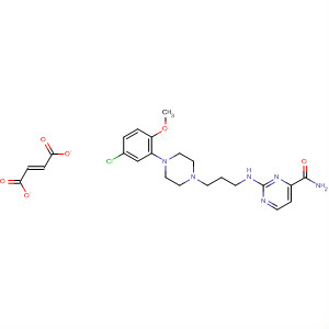 4-Pyrimidinecarboxamide,2-[[3-[4-(5-chloro-2-methoxyphenyl)-1-piperazinyl]propyl]amino]-,(2E)-2-butenedioate (1:1)