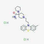 1-[3-(2-methylphenothiazin-10-yl)propyl]-4-piperidin-1-ylpiperidine-4-carboxamide dihydrochloride