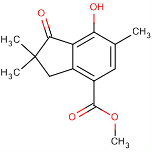 1H-Indene-4-carboxylic acid,2,3-dihydro-7-hydroxy-2,2,6-trimethyl-1-oxo-, methyl ester