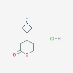 4-(Azetidin-3-yl)tetrahydro-2H-pyran-2-one hydrochloride