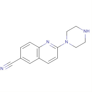 6-Quinolinecarbonitrile, 2-(1-piperazinyl)-