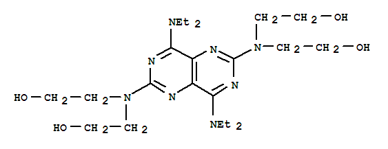 ethanol, 2,2',2'',2'''-[[4,8-bis(diethylamino)pyrimido[5,4-d]pyrimidine-2,6-diyl]dinitrilo]tetrakis-