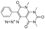 Pyrido[2,3-d]pyrimidine-2,4,7(1H,3H,8H)-trione,  5-azido-1,3,8-trimethyl-6-phenyl-