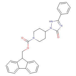 1-Piperidinecarboxylic acid,4-(2,5-dihydro-5-oxo-3-phenyl-1H-1,2,4-triazol-1-yl)-,9H-fluoren-9-ylmethyl ester