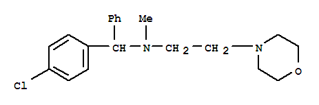 N-[(4-chlorophenyl)(phenyl)methyl]-N-methyl-2-(morpholin-4-yl)ethanamine