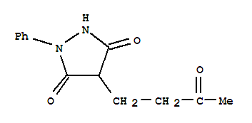 4-(3-oxobutyl)-1-phenylpyrazolidine-3,5-dione