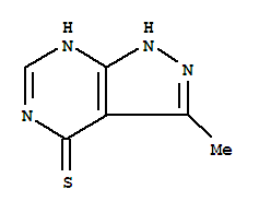3-methyl-1,2-dihydro-4H-pyrazolo[3,4-d]pyrimidine-4-thione