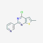4-chloro-6-methyl-2-(3-pyridinyl)-Thieno[2,3-d]pyrimidine