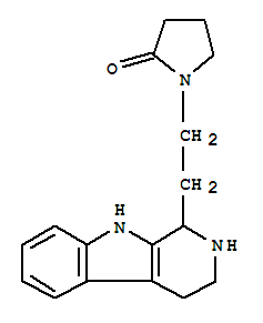 2-Pyrrolidinone,1-[2-(2,3,4,9-tetrahydro-1H-pyrido[3,4-b]indol-1-yl)ethyl]- (9CI)