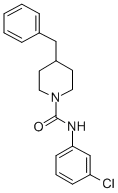 4-benzyl-N-(3-chlorophenyl)-1-piperidinecarboxamide