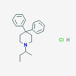 PIPERIDINE,1-SEC-BUTYL-4,4-DIPHENYL- HCL