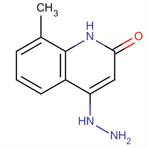 2(1H)-Quinolinone, 4-hydrazino-8-methyl-
