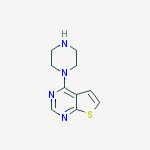 4-(1-Piperazinyl)thieno[2,3-d]pyrimidine