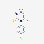 1-(4-chlorophenyl)-4,4,6-trimethyl-3,4-dihydropyrimidine-2(1H)-thione