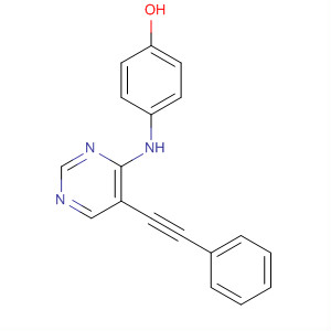 Phenol, 4-[[5-(phenylethynyl)-4-pyrimidinyl]amino]-