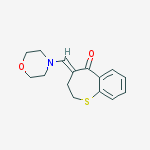 (4e)-4-(morpholin-4-ylmethylidene)-2,3-dihydro-1-benzothiepin-5-one