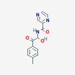 N-[1-hydroxy-2-(4-methylphenyl)-2-oxoethyl]pyrazine-2-carboxamide