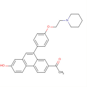 Ethanone,1-[7-hydroxy-10-[4-[2-(1-piperidinyl)ethoxy]phenyl]-2-phenanthrenyl]-