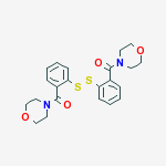Morpholin-4-yl 2-{[2-(morpholin-4-ylcarbonyl)phenyl]disulfanyl}phenyl ketone