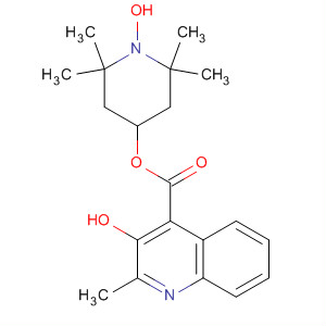 1-Piperidinyloxy,4-[[(3-hydroxy-2-methyl-4-quinolinyl)carbonyl]oxy]-2,2,6,6-tetramethyl-