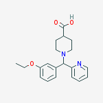 1-[(3-ethoxyphenyl)(pyridin-2-yl)methyl]piperidine-4-carboxylic acid