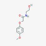 Acetamide, N-(2-hydroxyethyl)-2-(4-methoxyphenoxy)-