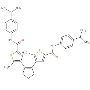 2-Thiophenecarboxamide,4,4'-(1-cyclopentene-1,2-diyl)bis[5-methyl-N-[4-(1-methylethyl)phenyl]-