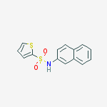 2-Thiophenesulfonamide, N-2-naphthalenyl-